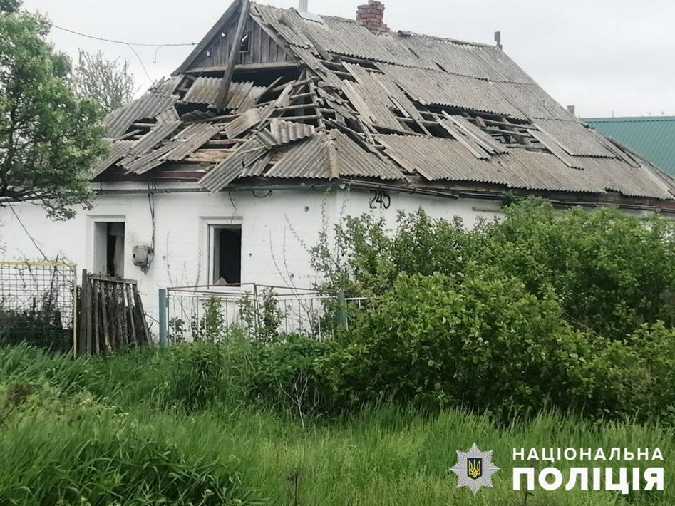 В поліції показали наслідки ворожих ударів по трьох районах Запорізької області (Фото)