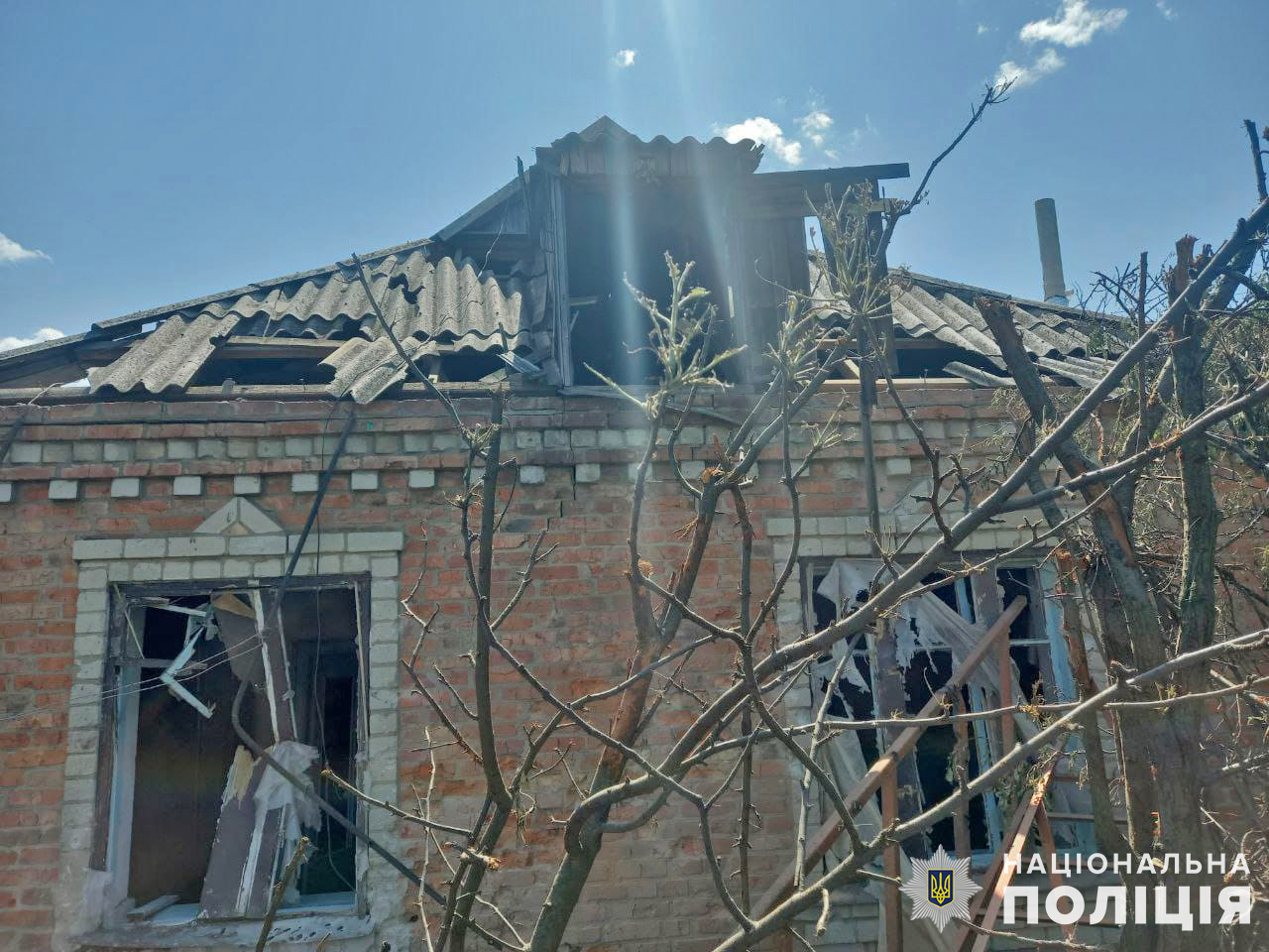 В поліції показали фото наслідків ворожих обстрілів Запорізької області