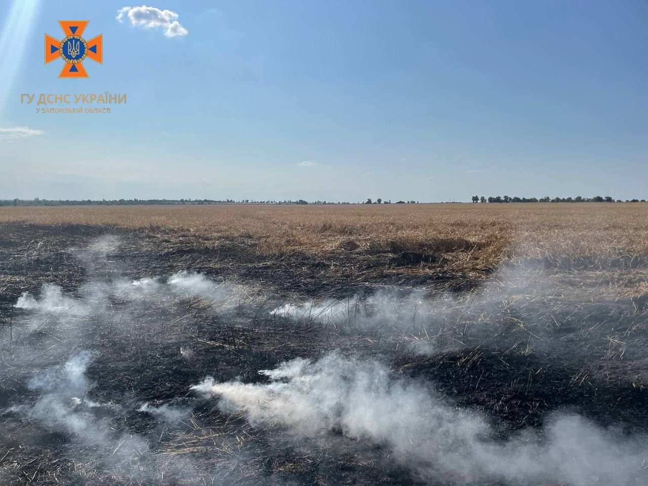 У Запорізькій області виникло 3 пожежі внаслідок ворожих обстрілів окупантів